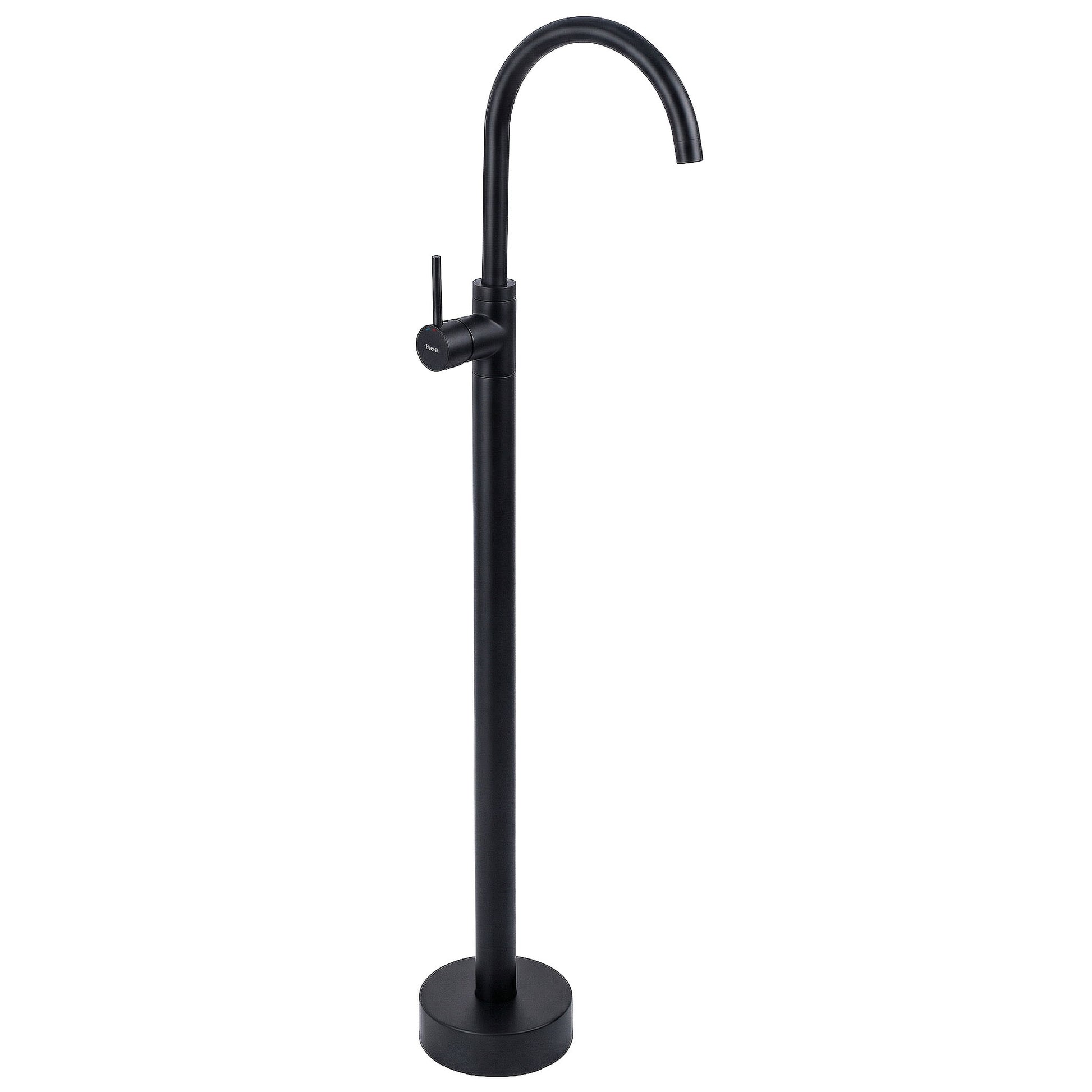 Waschbeckenarmatur freistehend Rea Lungo Black  1