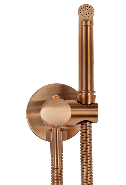 Bidetarmatur  Lungo Loop Copper Brush  2