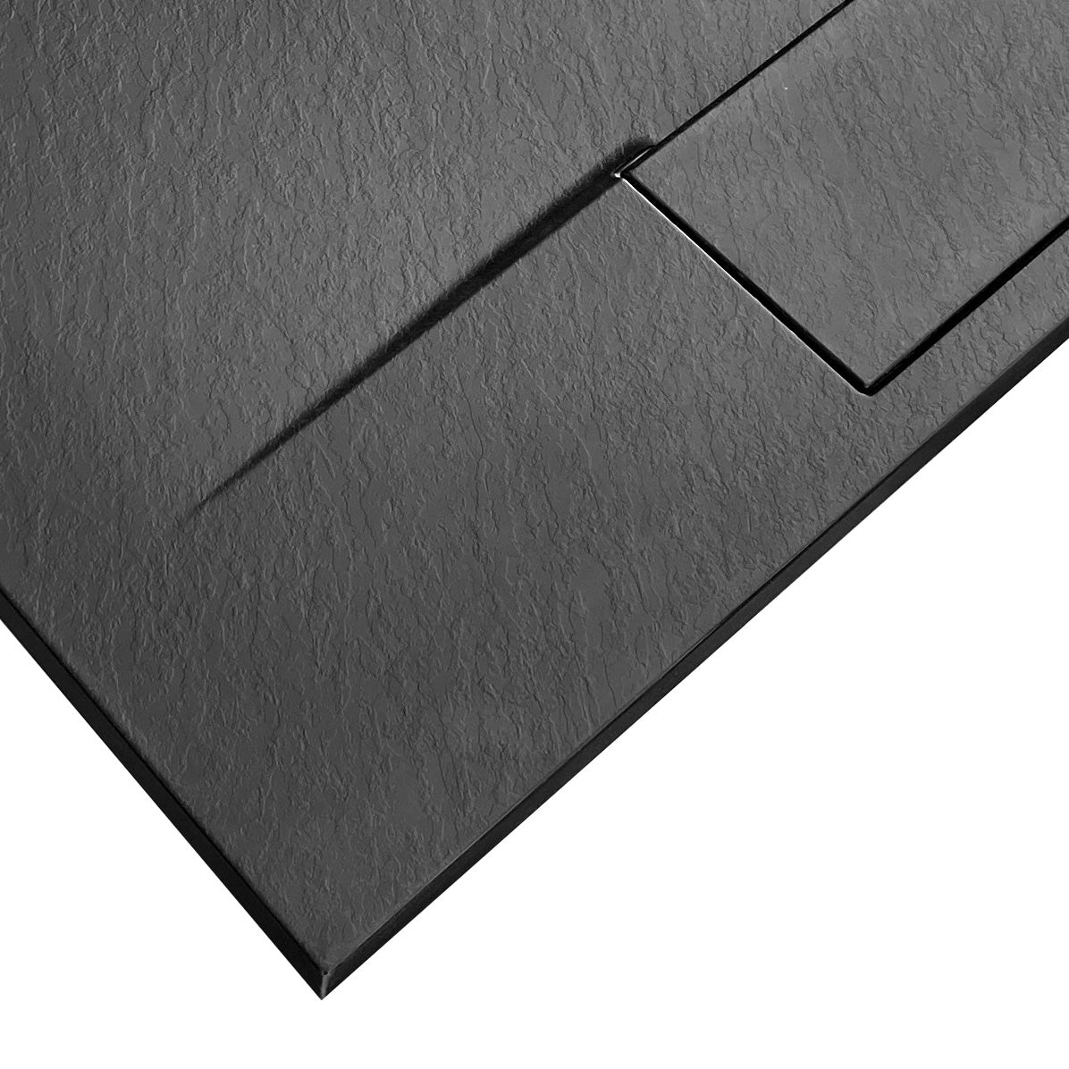 Duschtasse Bazalt Black 80x120  6