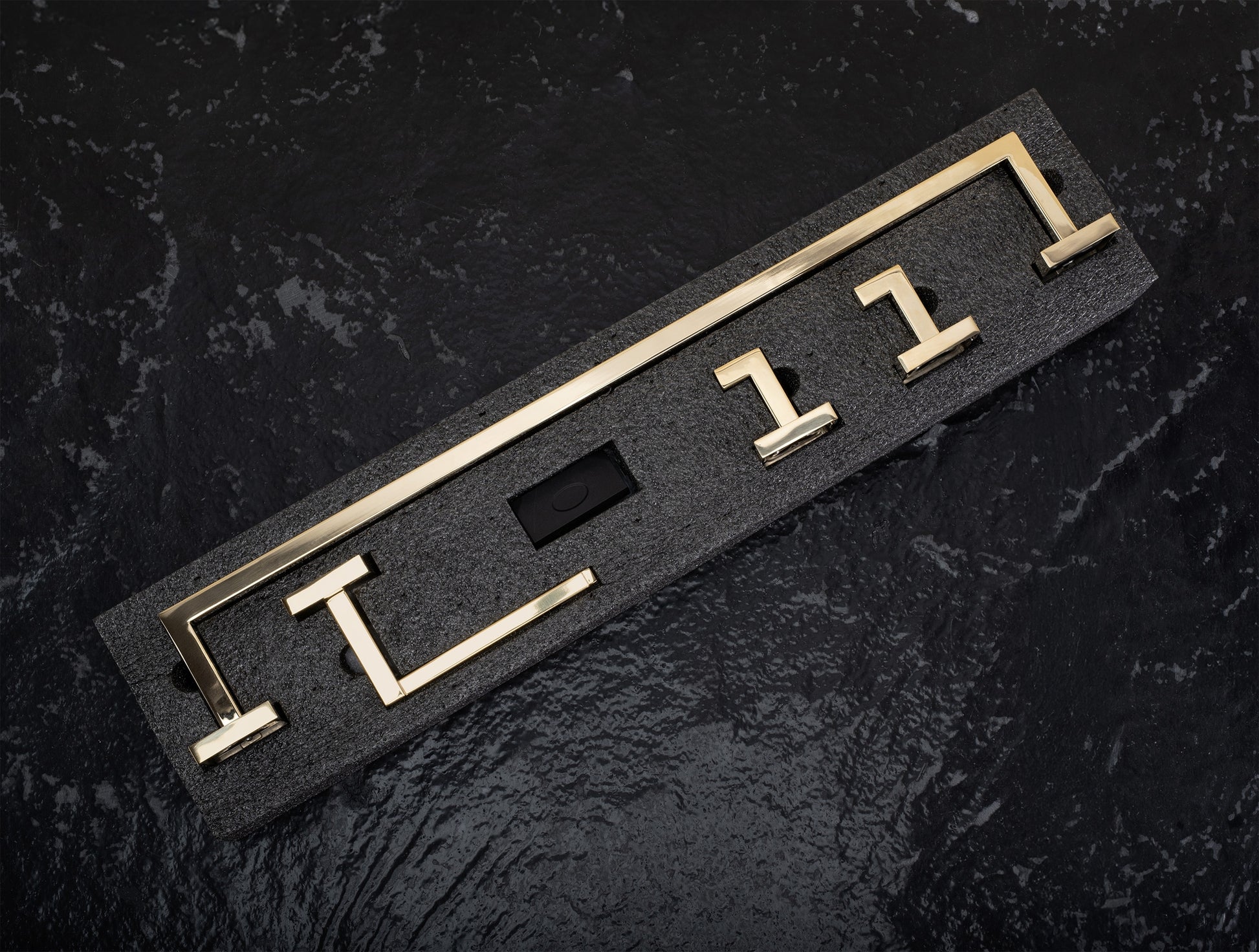 Badezimmer-accessoire-set Rio Gold 4-teilig  7