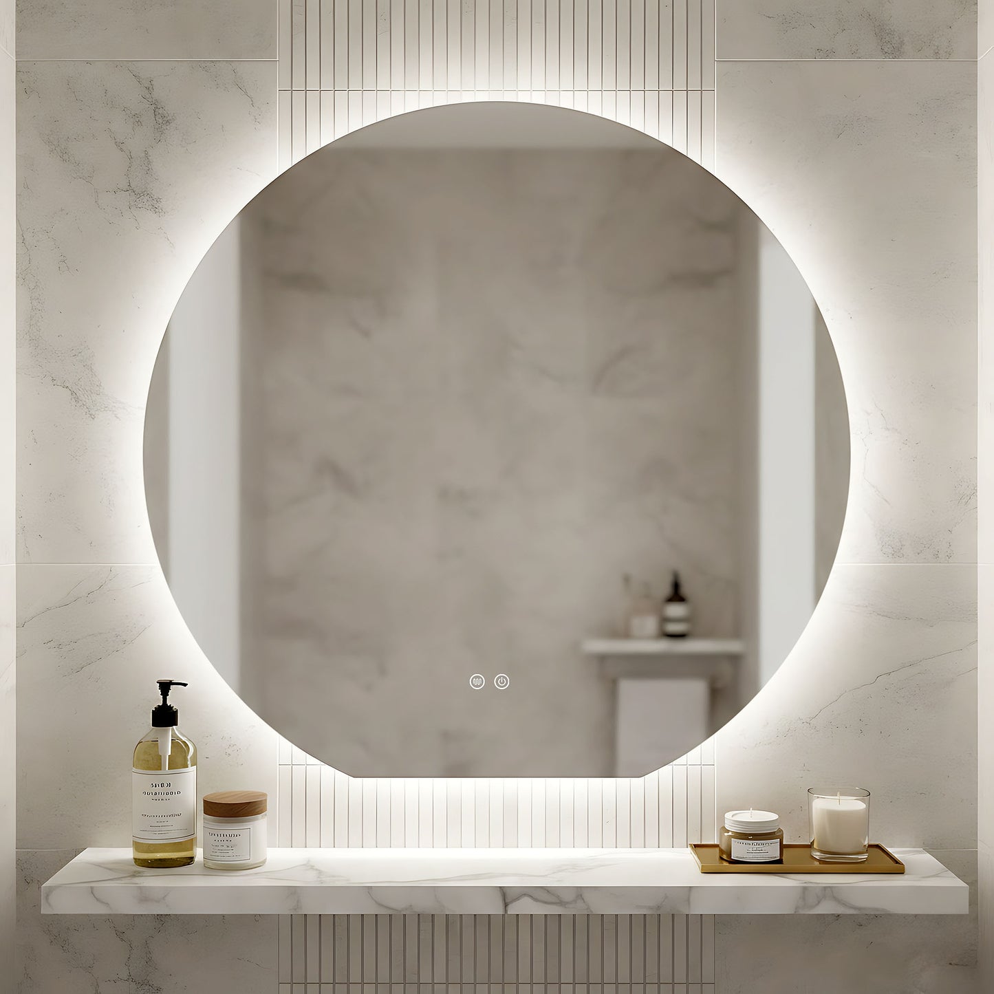 Spiegel LED 100cm Fabio  4