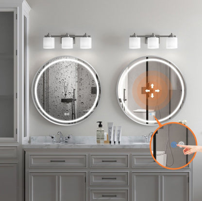 Spiegel LED 70cm MMJ BRUSH SILVER  5