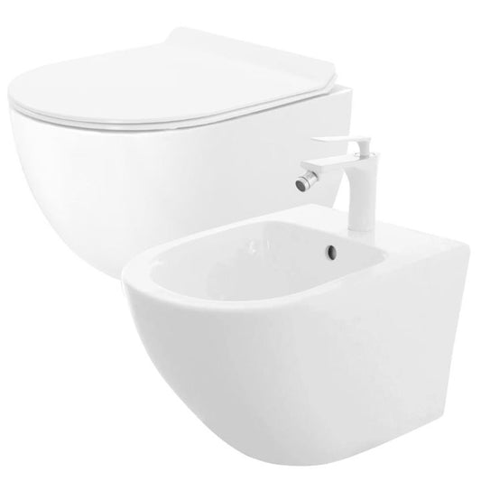 Set WC + Bidet CARTER white  1