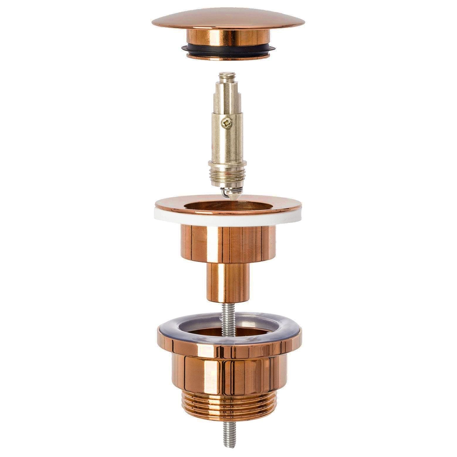 Waschbeckenstöpsel universal click-clack Rea Copper  2
