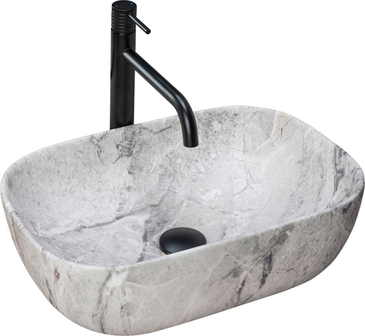 Aufsatzwaschbecken Rea Livia Stone 1