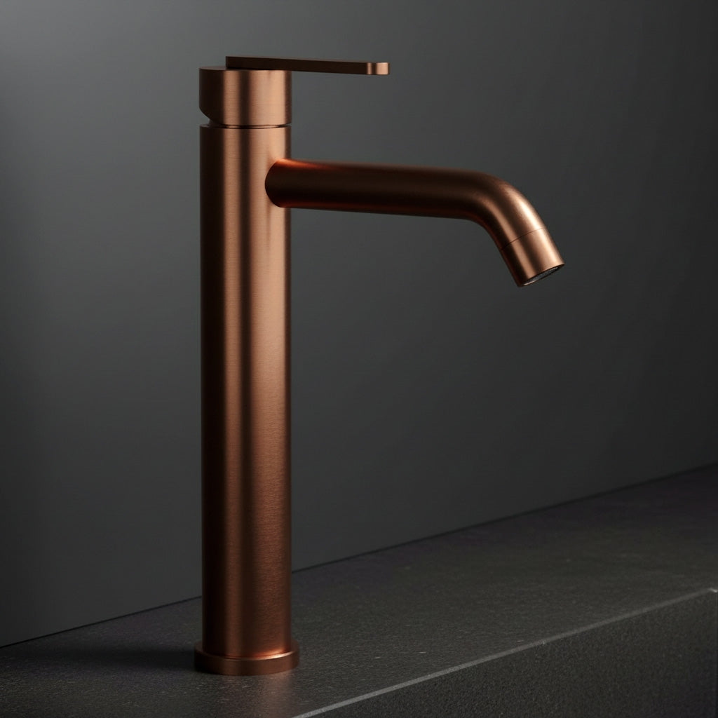 Waschbeckenarmatur Rea Ontario Brush Copper  7