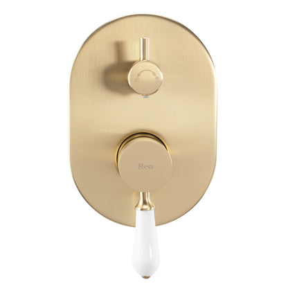 Unterputz Duschset Rea Serra Brush Gold + BOX 4