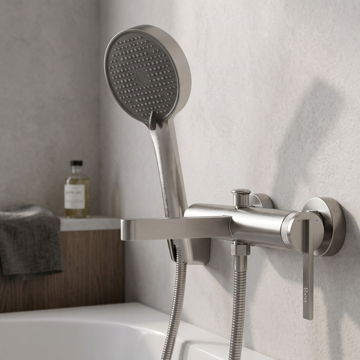 Wannenarmatur REA Grace Brush Nickel 2