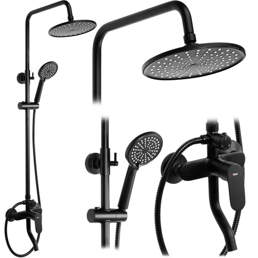 Duschgarnitur REA SALTON BLACK MATT 1