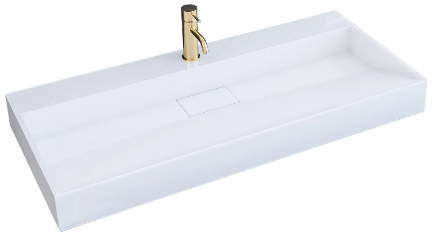 Waschbecken Konglomerat Goya 100cm  1