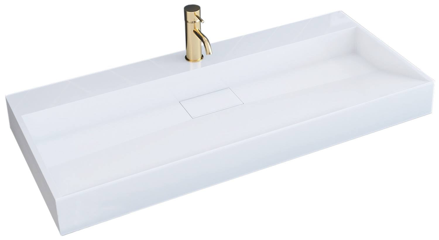 Waschbecken Konglomerat Goya 100cm  1