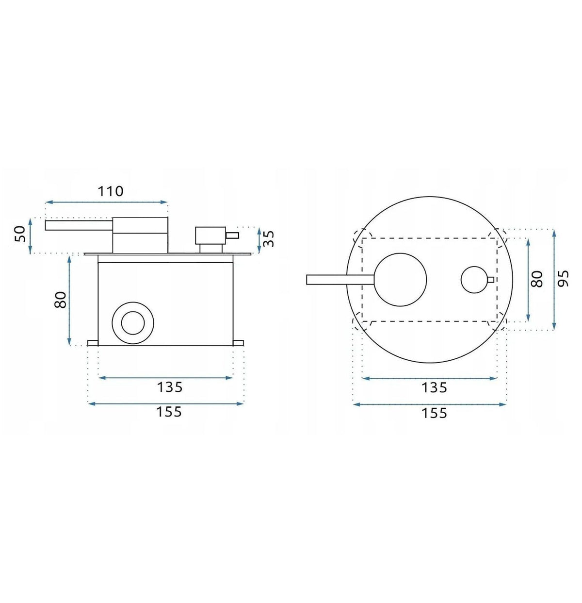 Unterputz Duschset Rea Foss Clif Titan + BOX 10