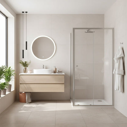 Duschkabine Rea Primo Slide 140x80 Chrome  2