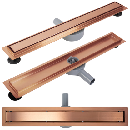 Duschrinne REA Neox pro Brushed Copper 100  1