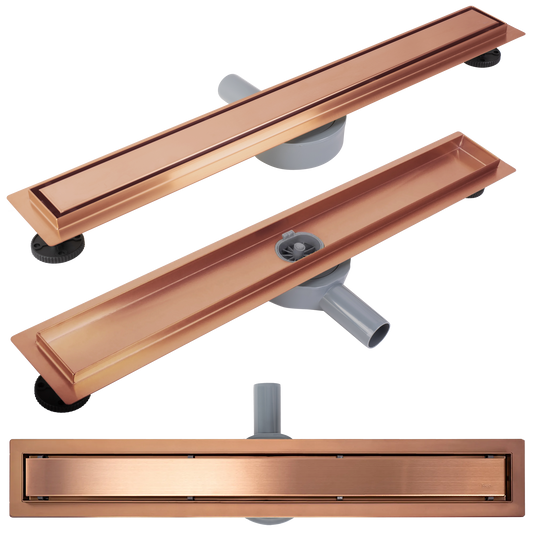 Duschrinne REA Neox pro Brushed Copper 100  1