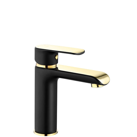Waschbeckenarmatur REA Bloom Black Gold Low 1
