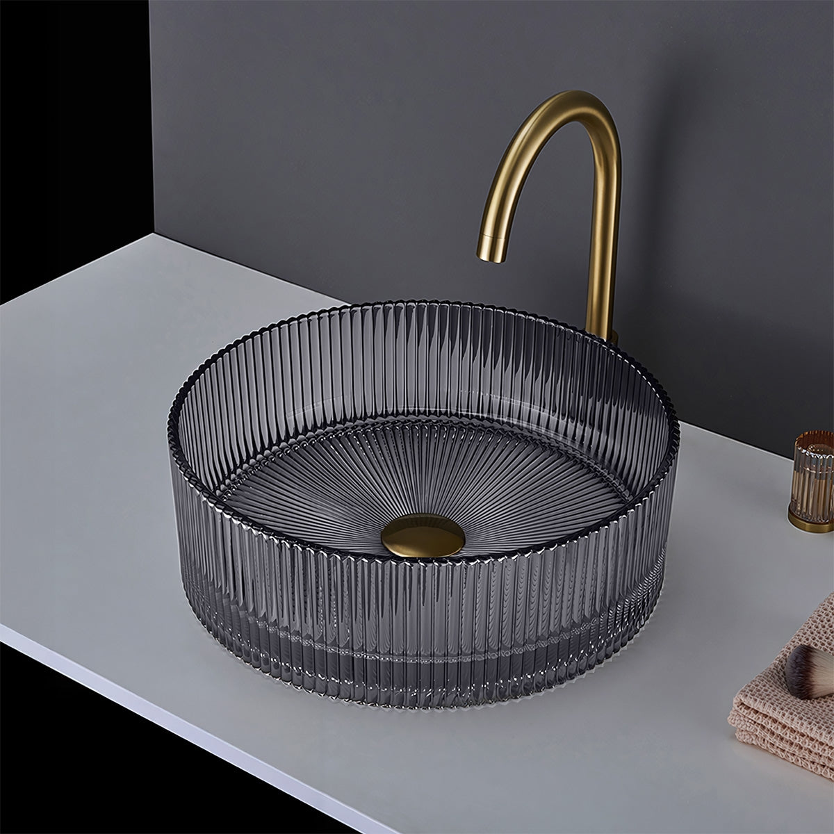 Aufsatzwaschbecken Rea Ingrid 36 Grey  1