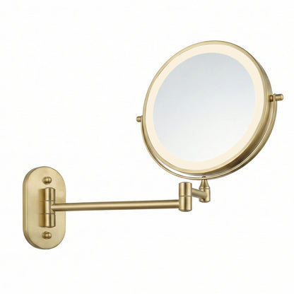 Spiegel LED Glow Brush Gold  10