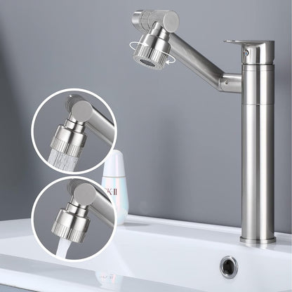 Waschbeckenarmatur Rea PACO Nickel Brush INOX High  9
