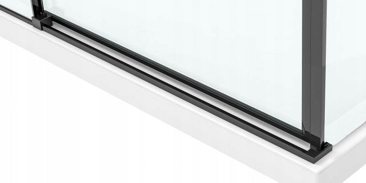 Duschkabine SOLAR BLACK MAT 120x90  5