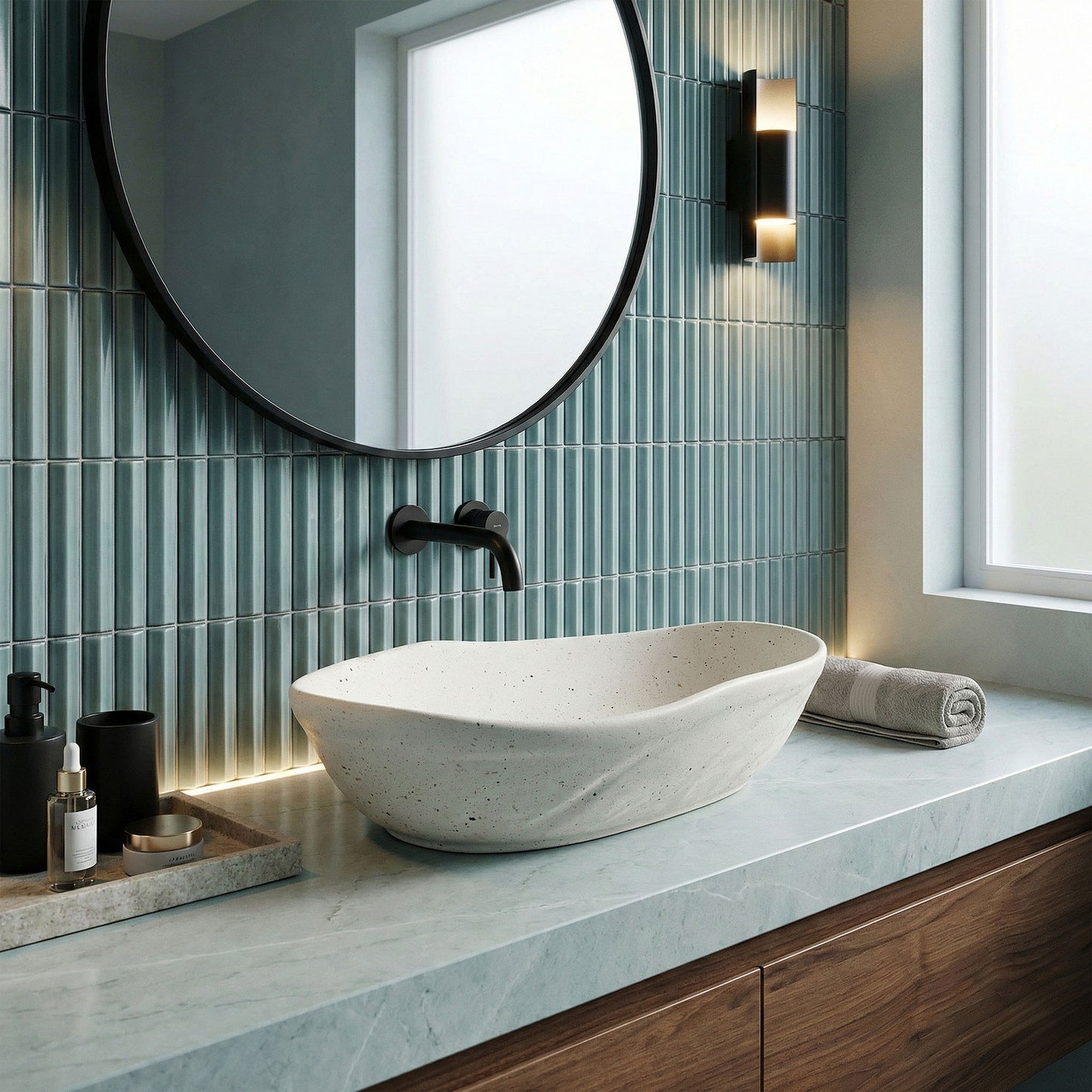 Aufsatzwaschbecken Rea Emilia Grid  7
