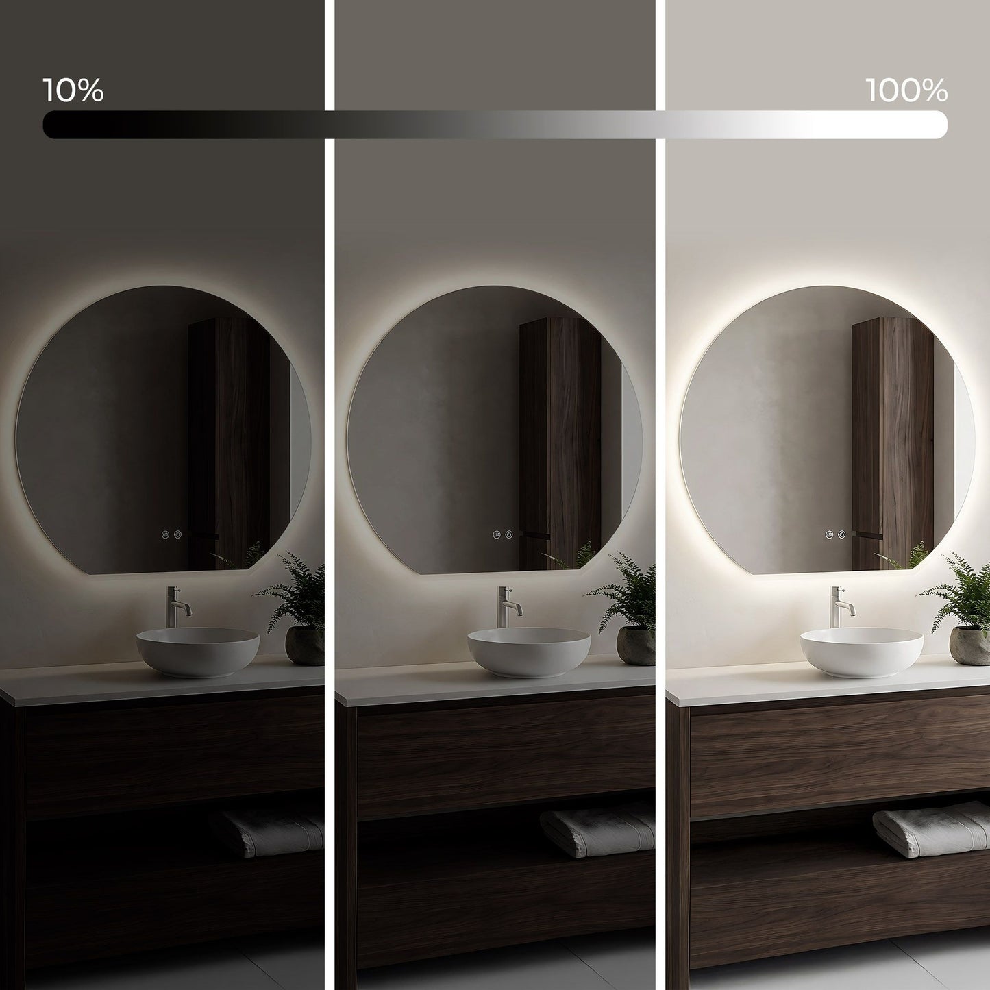 Spiegel LED 90cm Fabio  5