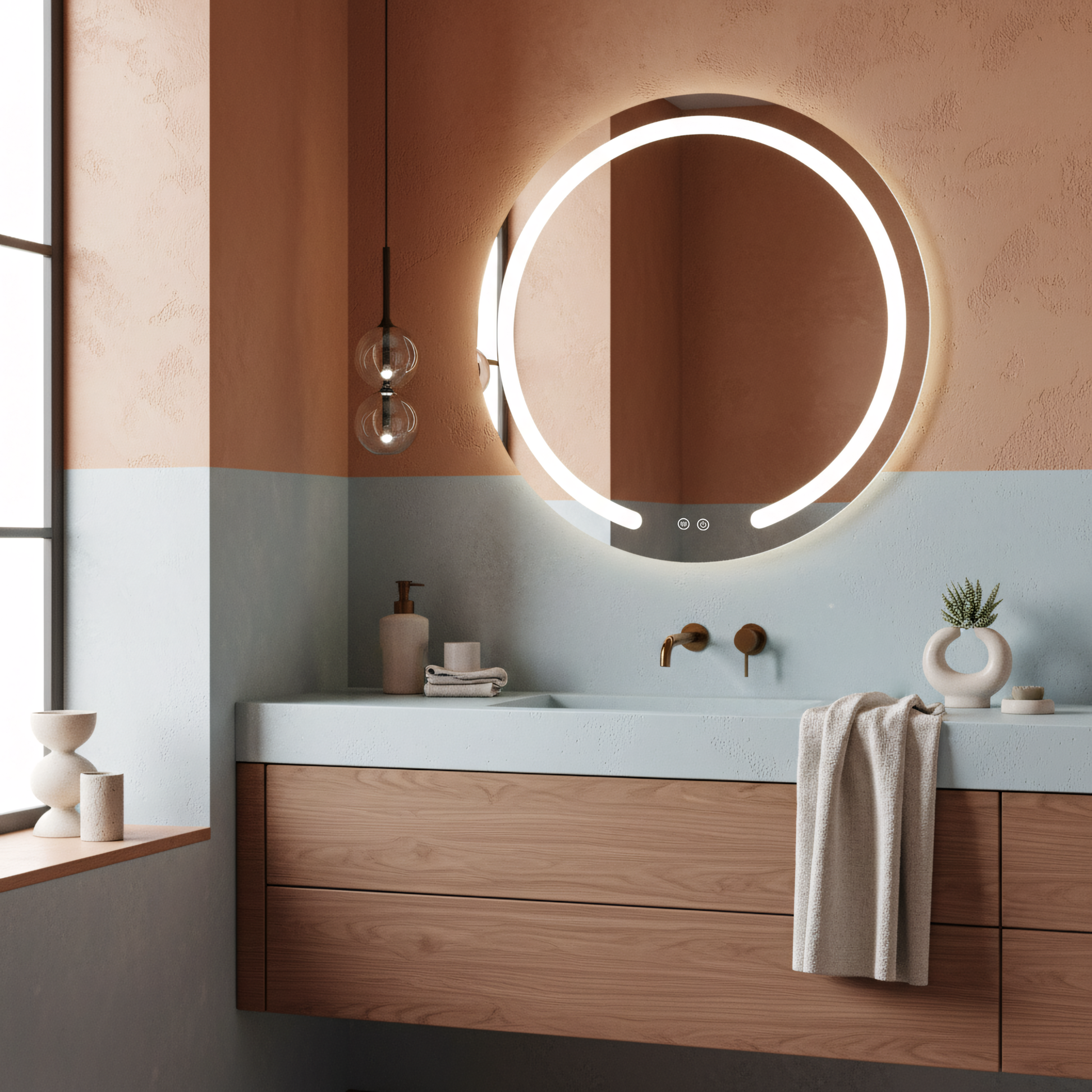 Spiegel LED 80cm Modern  7