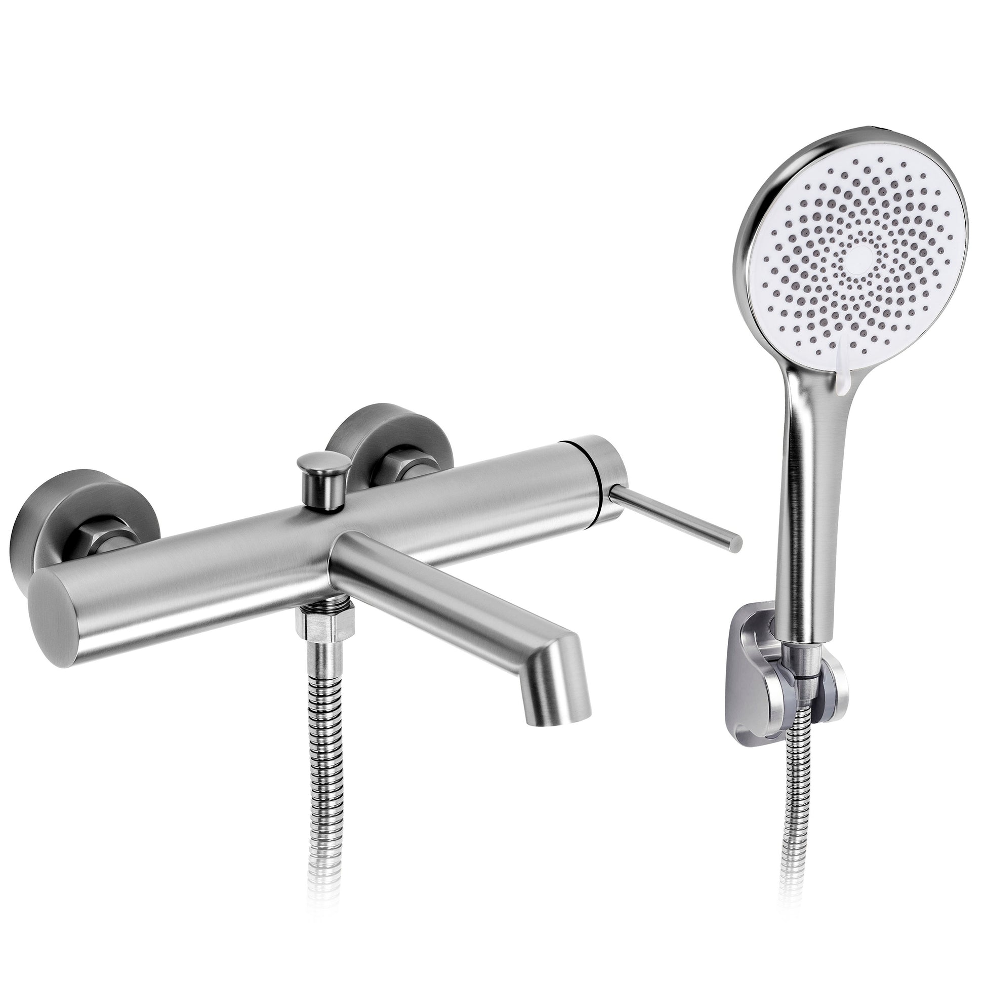 Wannenarmatur Rea Foss Nickel Brush  1