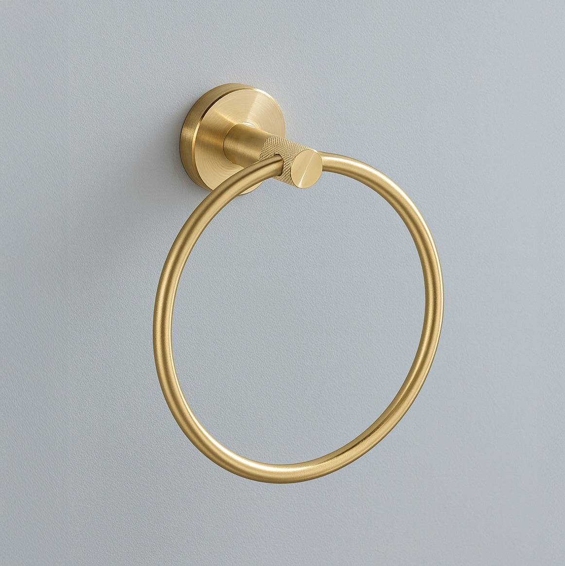 Handtuchhalter Ring 6610 Modern Brush Gold  4