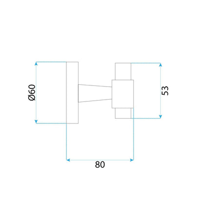 Badezimmerhaken 16101 Aristo Brushed Gold  5
