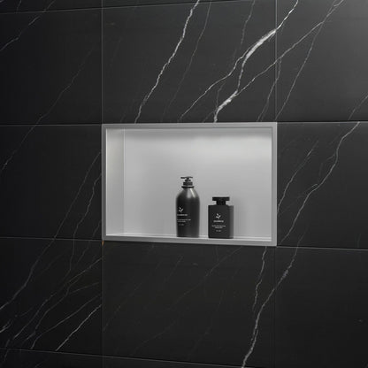 Bathroom Shelf 30x45 Steel Brush  9