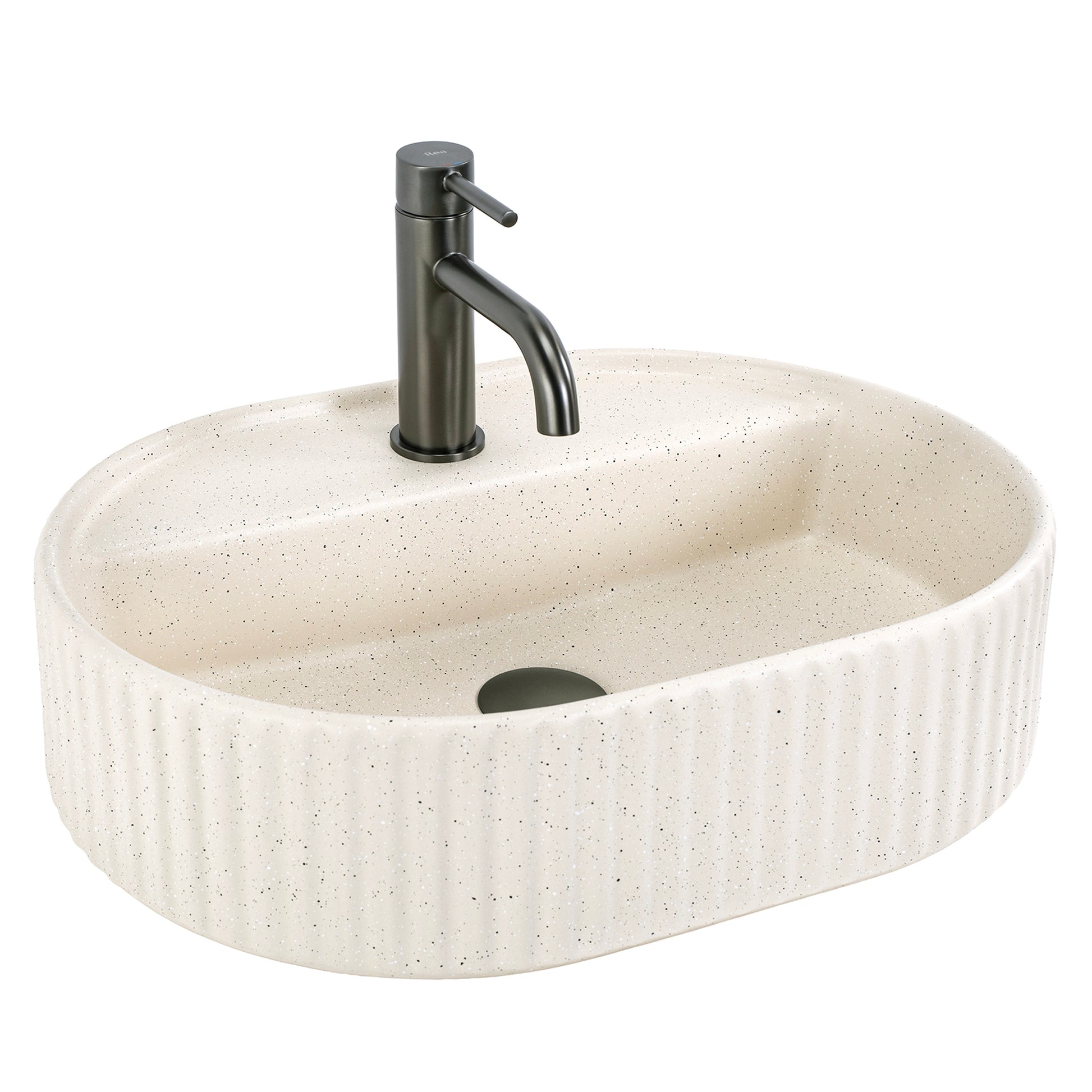 Aufsatzwaschbecken Rea Marcela 50 Vanilla  1