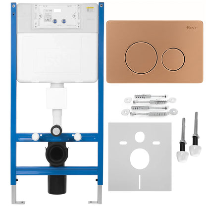 Vorwandelement Für Wc K011a-q Rea I Brush Copper  1