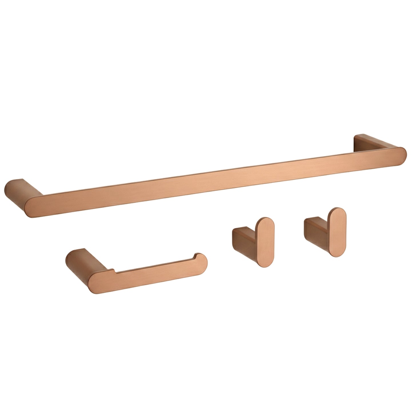 Badezimmer-accessoire-set Mati Brush Copper 4-teilig  8