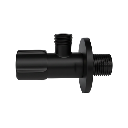 Eckventil 02  1/2" x 3/8" Black  3