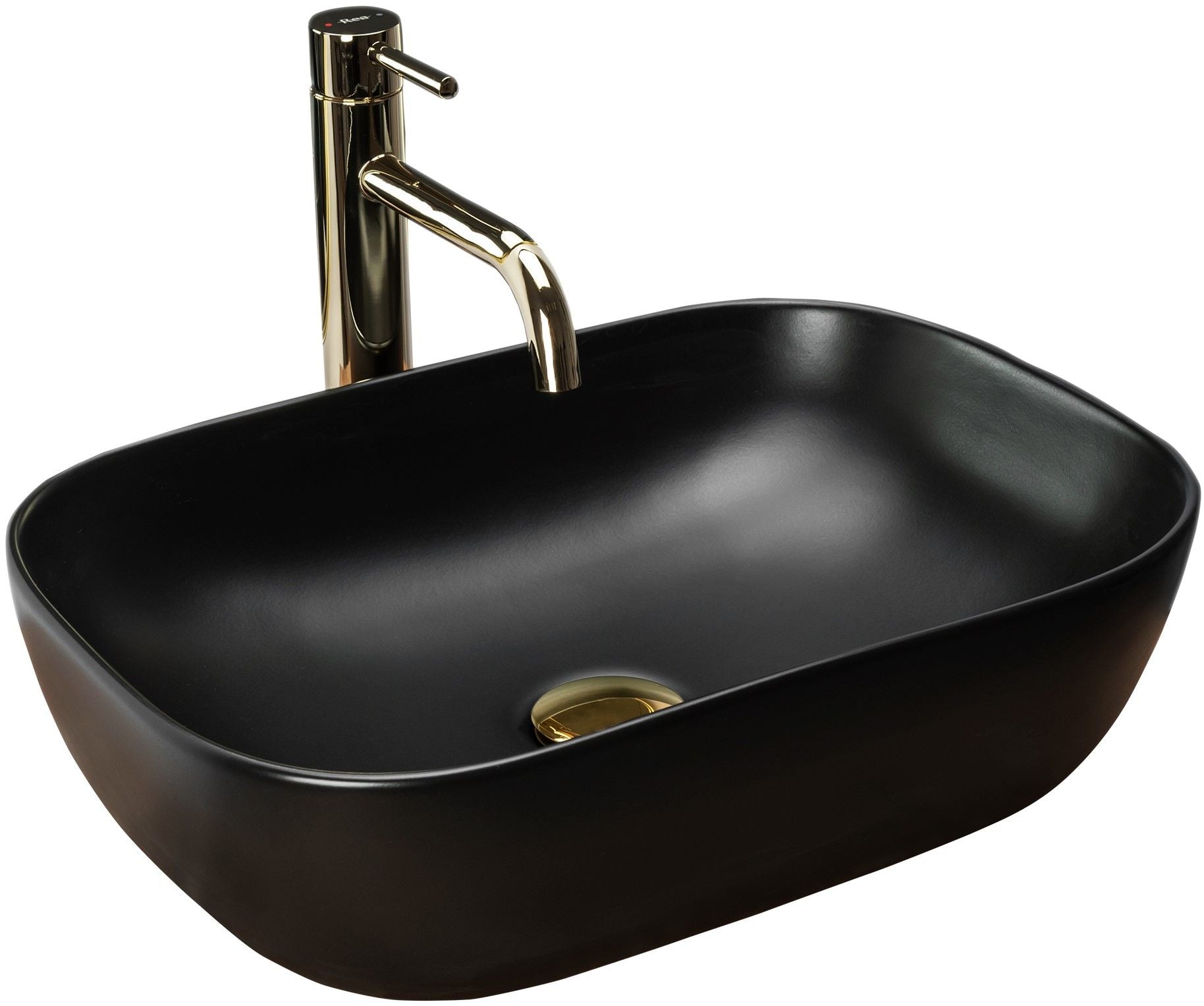 Aufsatzwaschbecken Rea Belinda Black Mat 1