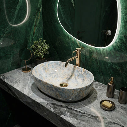 Aufsatzwaschbecken Rea Amelia Ruststone 48  5