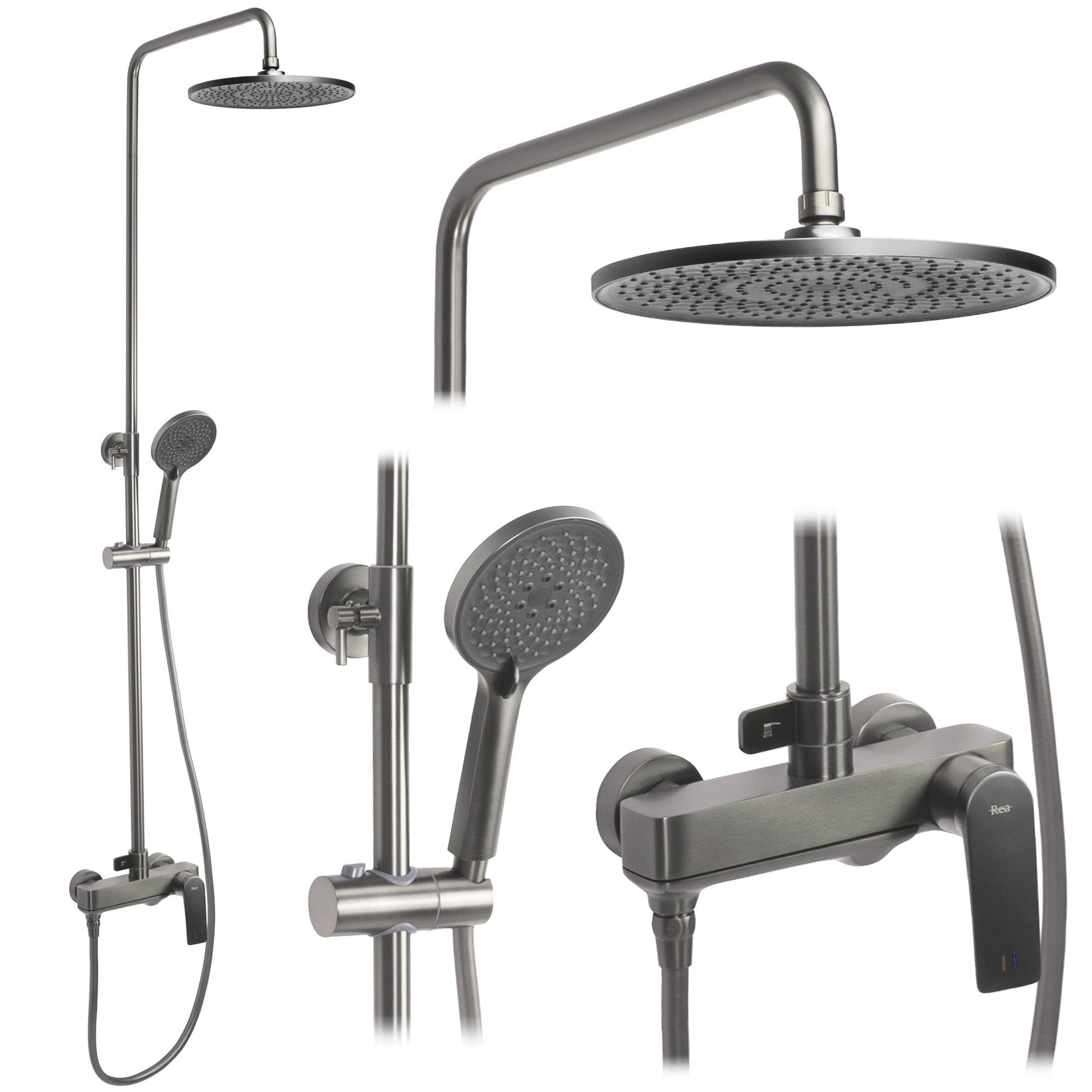 Duschgarnitur REA AVALON Titanium  1