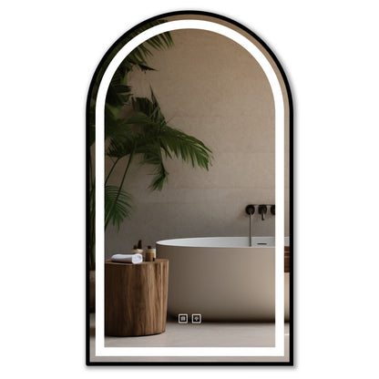 Spiegel LED 60x100cm DASH BLACK  1