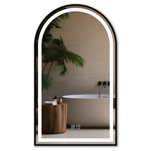 Spiegel LED 60x100cm DASH BLACK  1