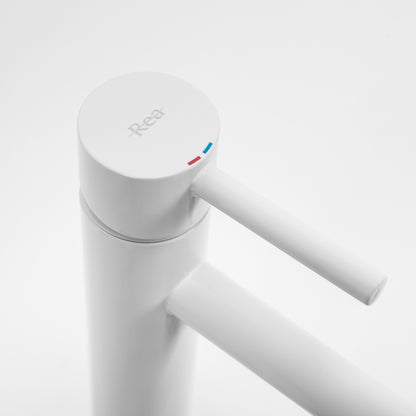 Waschbeckenarmatur Rea Lungo White High  5