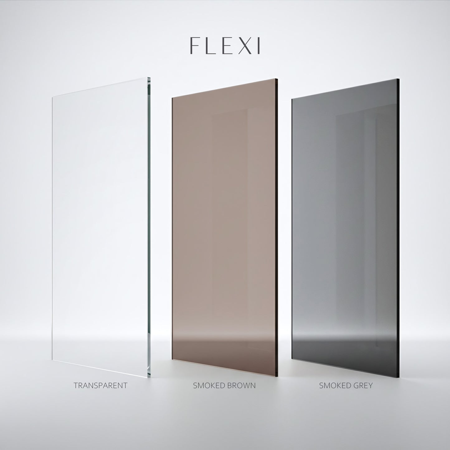 Duschwand Rea Flexi Transparent / Brush Copper 90  8