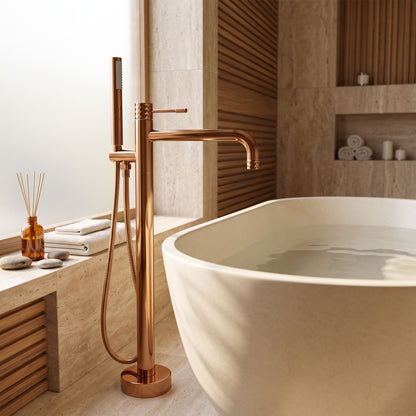 Freistehende Badewannenarmatur Rea Lungo Diamond Copper 8