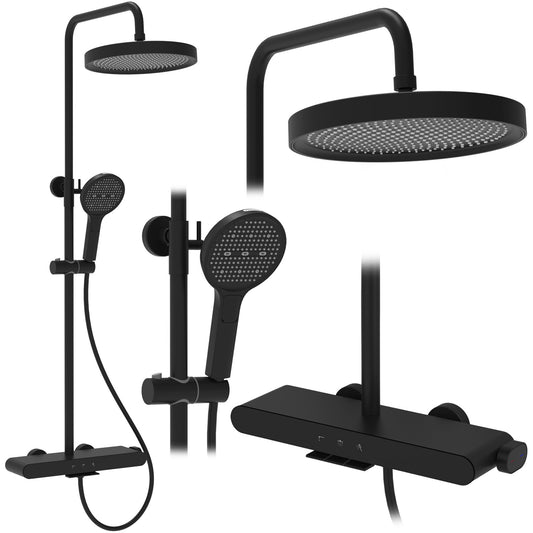 Duschgarnitur REA Farel Black  1