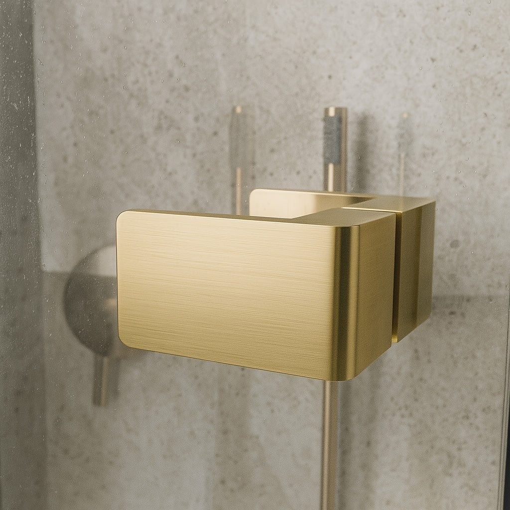 Duschtür Rea Atlas 120 Brush Gold rechte 6