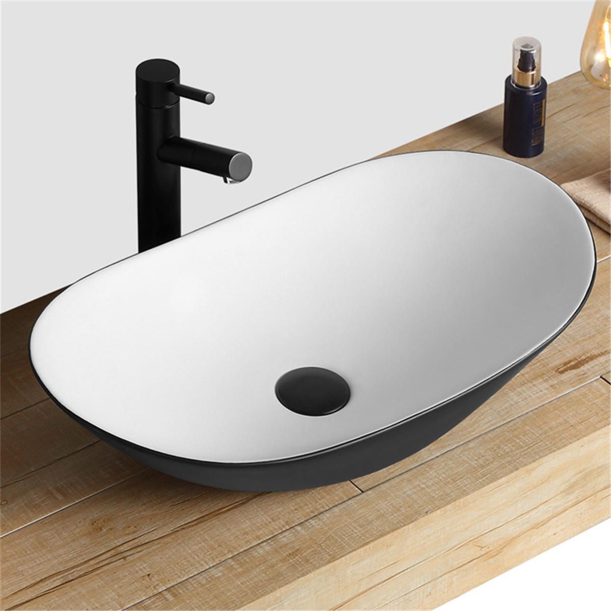 Aufsatzwaschbecken Rea Royal Black White 3