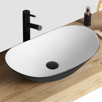 Aufsatzwaschbecken Rea Royal Black White 3