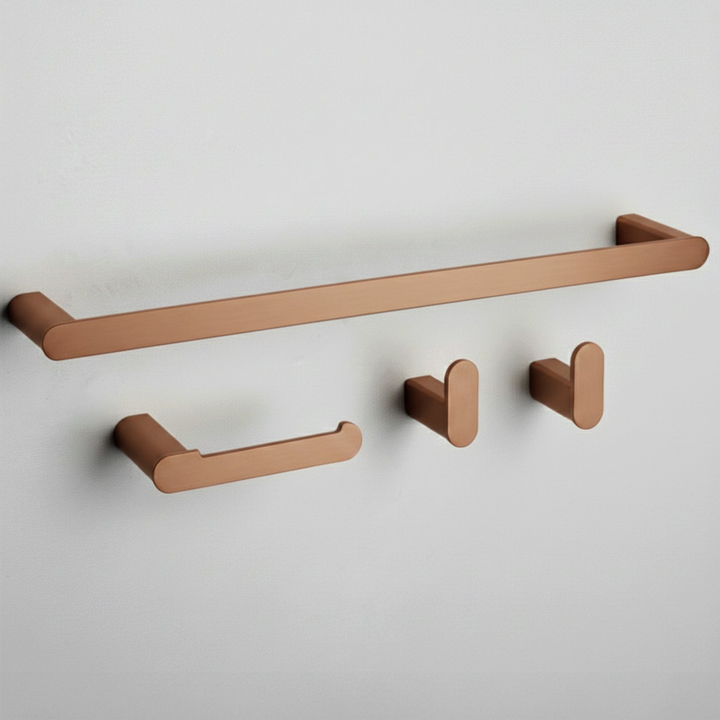 Badezimmer-accessoire-set Mati Brush Copper 4-teilig  1