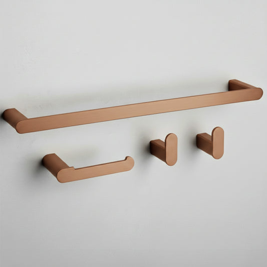 Badezimmer-accessoire-set Mati Brush Copper 4-teilig  1