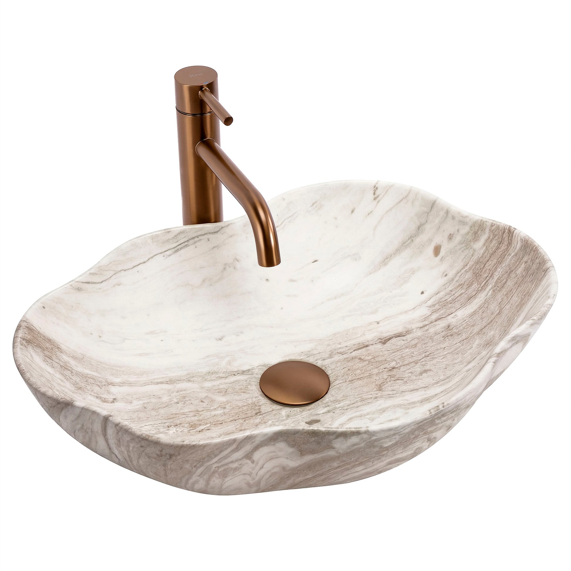 Aufsatzwaschbecken Rea Pearl Saturn  1
